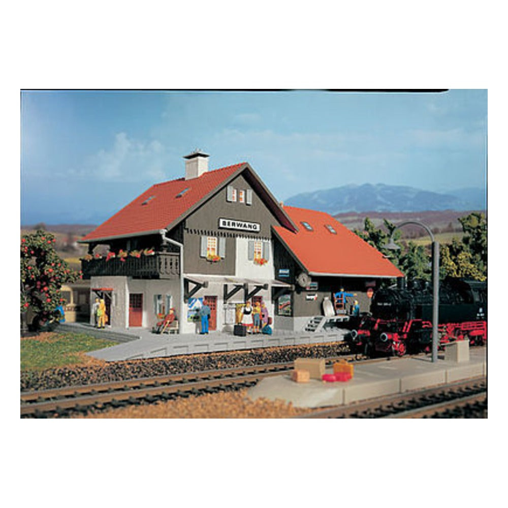 Vollmer 49050 HO Scale Berwang Station -- 11 x 6-1/2" 27.3 x 16.5cm