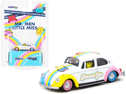 Volkswagen Beetle Low Rider "Mr. Men Little Miss" "Collaboration Model" 1/64 Diecast Model Car by Schuco & Tarmac Works  free shipping USA