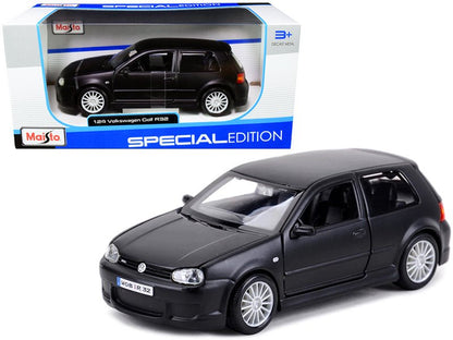 Volkswagen Golf R32 Matt Black "Special Edition" Series 1/24 Diecast Model Car by Maisto  free shipping USA