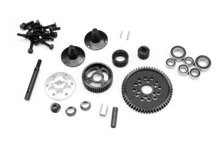 Vanquish 3 Gear Transmission Kit Black Anodized Axial AX10 SCX10 SCX10-2 SMT10
