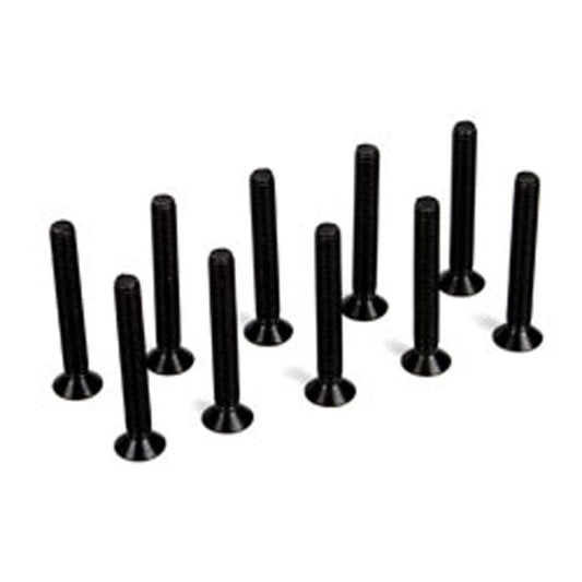 Vaterra VTR235193 M4 x 30mm Flat Head Full Thread Screw (10)