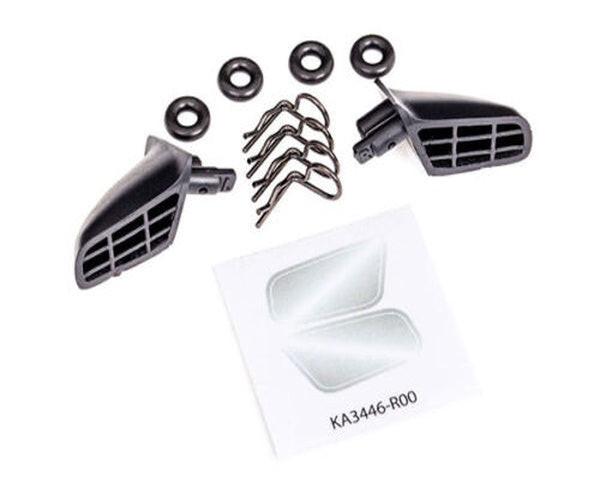 Traxxas 9422 Side Mirrors (L&R) for Ford Mustang Fox Body, Drag Slash
