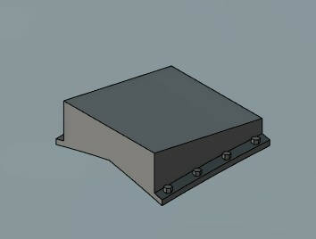 SJP-Ax03b McKeen roof mount headlight base
