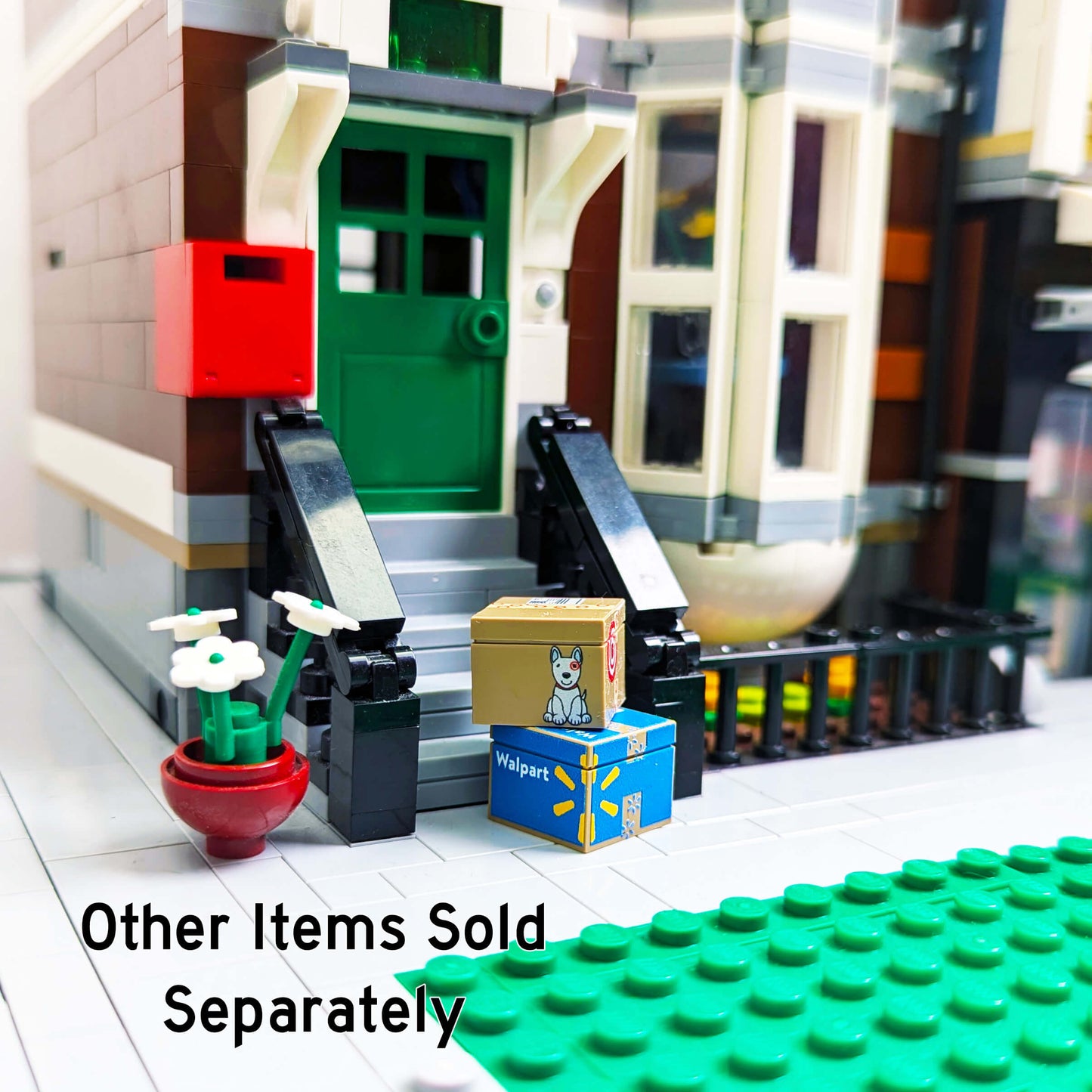 Walpart Shipping Box -  Custom Printed Using LEGO® Parts (2 x 2 brick)