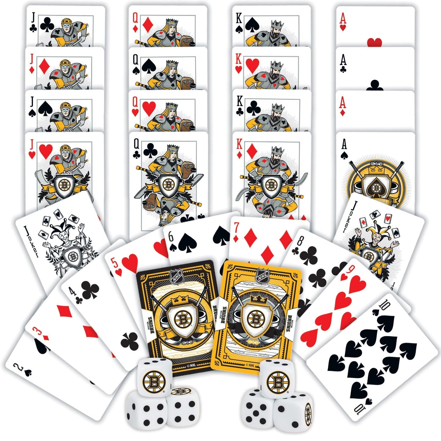 Boston Bruins - 2-Pack Playing Cards & Dice Set by MasterPieces Puzzle Company INC