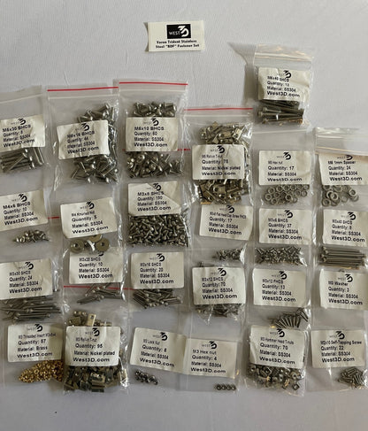 West3D Stainless Steel Fastener Kit for Voron Trident (BDF)