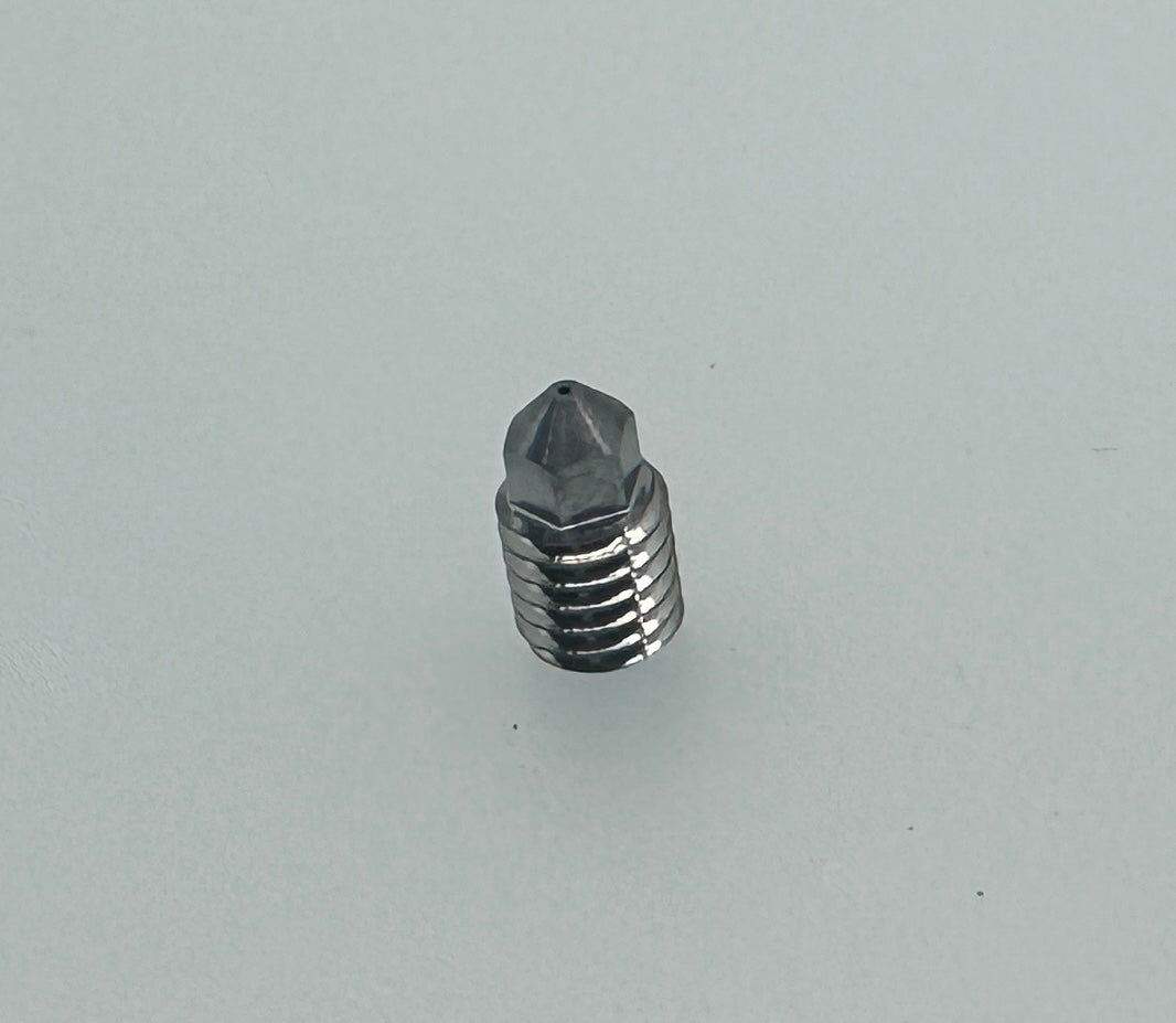 West3D's Undertaker Tungsten Carbide Nozzle (V6, Volcano, Bambu, MK8, K1, FIN)