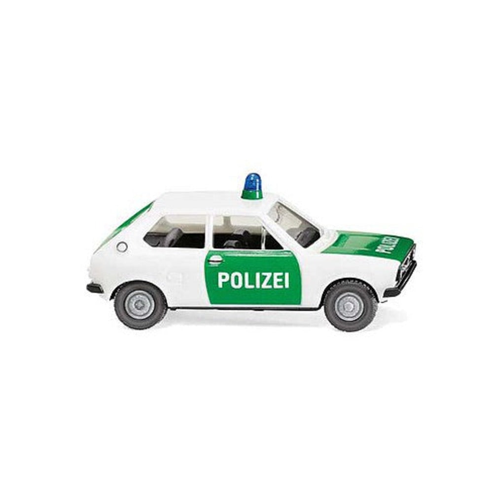 Wiking 3646 HO Scale 1975 Volkswagen Polo 1 - Assembled -- Police