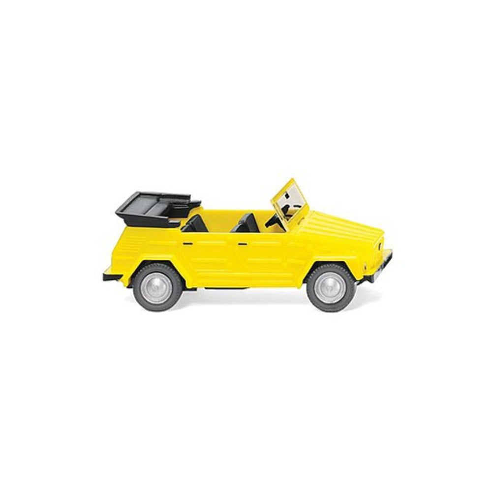 Wiking 4048 HO Scale 1969-1980 Volkswagen Thing 181 Convertible - Assembled -- Top Down (yellow)