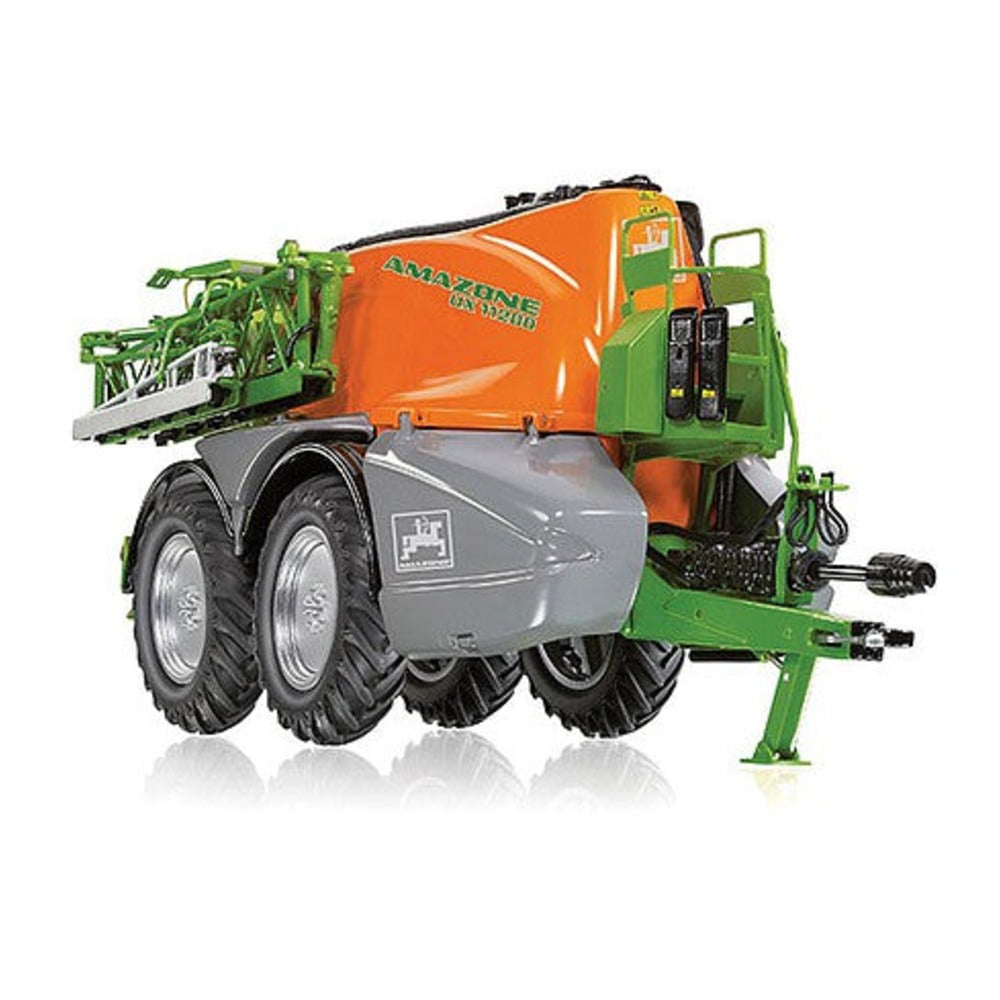 Wiking 77346 11689 Scale Amazone - UX 11200 Crop Protection Sprayer - Assembled -- Orange, Green, Gray