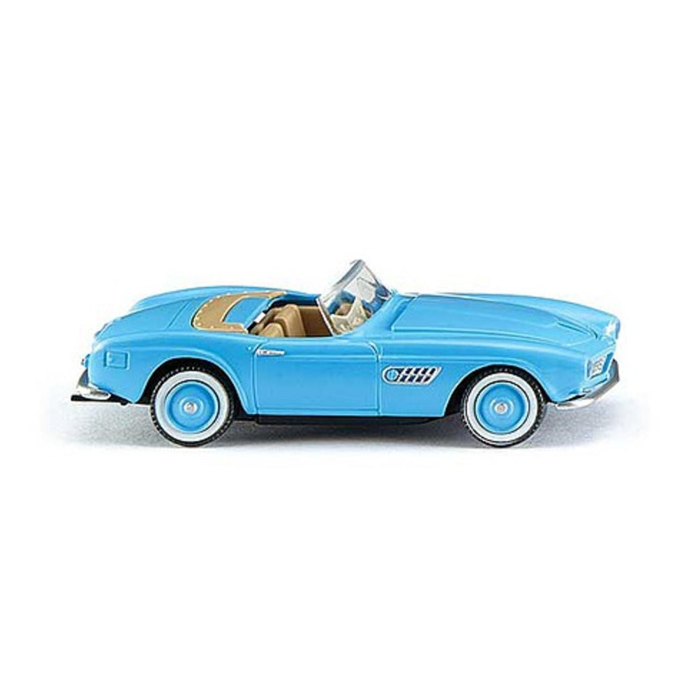 Wiking 82906 HO Scale 1956 BMW 507 Convertible - Assembled -- Light Blue