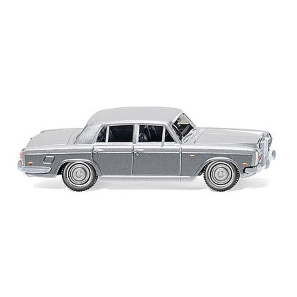 Wiking 83704 HO Scale 1965 Rolls Royce Silver Shadow - Assembled -- Silver