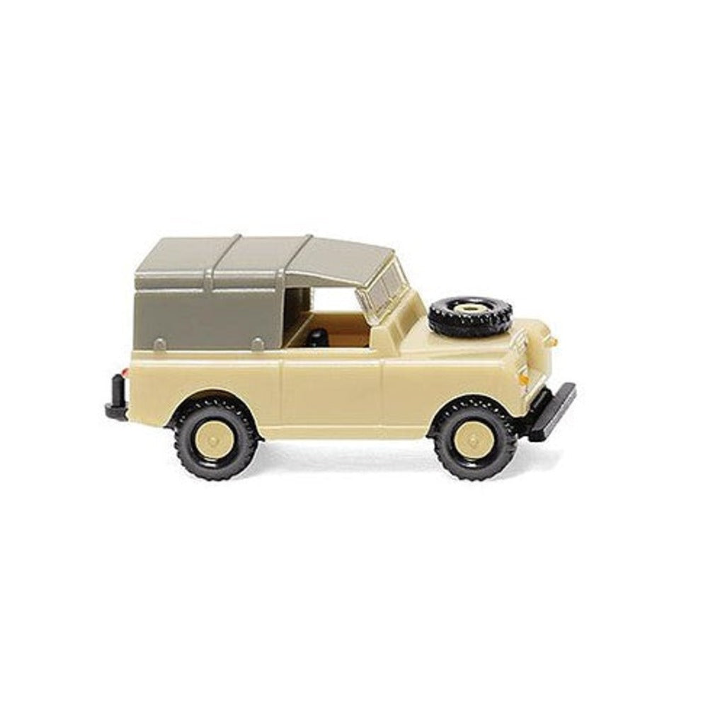Wiking 92303 N Scale Land Rover 88 Open-Cab SUV - Assembled -- Beige