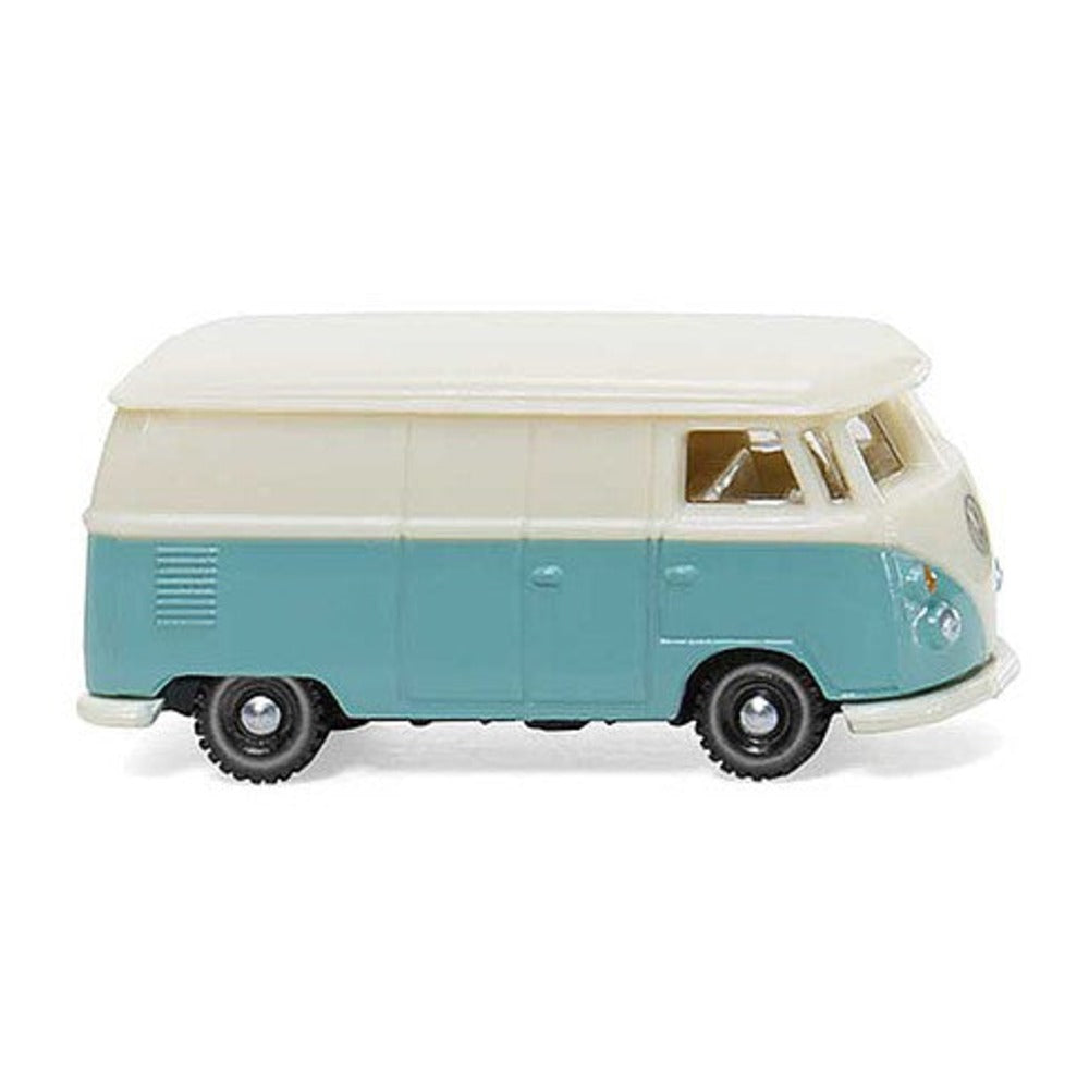 Wiking 93201 N Scale Volkswagen T1 Cargo Van - Assembled -- Light Blue, White