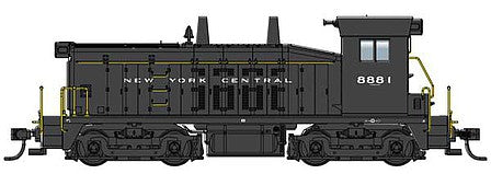 Walthers Mainline 10660 HO Scale EMD SW7 - Standard DC -- New York Central #8881 (black)