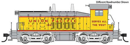 Walthers Mainline 910-10662 HO Scale EMD SW7 - Standard DC -- Union Pacific(R) #1808 (Armour Yellow, gray, red)