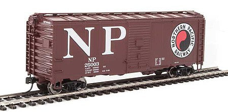 Walthers Mainline 1346 HO Scale 40' Association of American Railroads 1944 Boxcar - Ready to Run -- Northern Pacific #25003