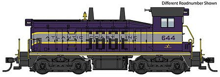 Walthers Mainline 910-20651 HO Scale EMD SW7 - ESU Sound & DCC -- Atlantic Coast Line #647 (purple, silver, yellow)