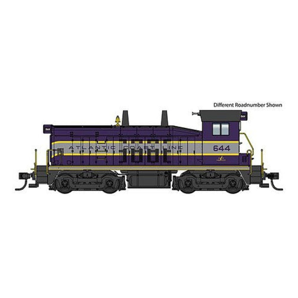 Walthers Mainline 910-20651 HO Scale EMD SW7 - ESU Sound & DCC -- Atlantic Coast Line #647 (purple, silver, yellow)