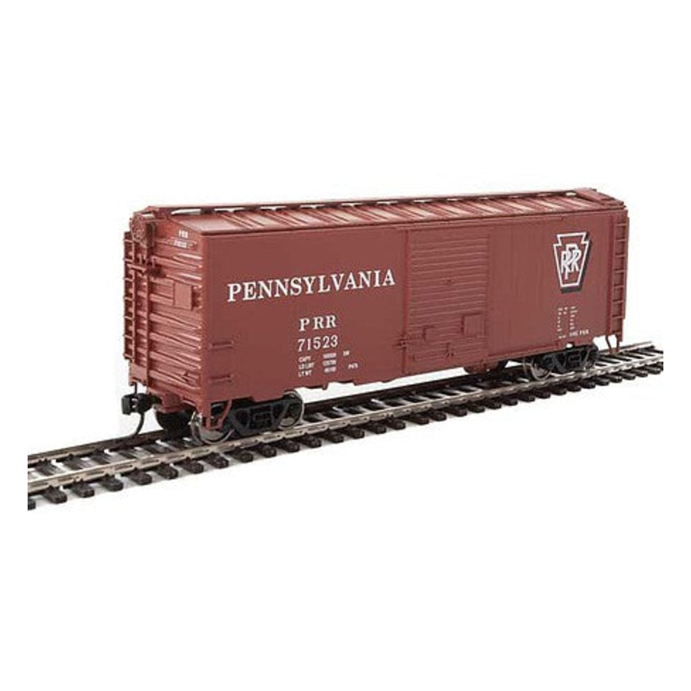 Walthers Mainline 910-2262 HO Scale 40' ACF Welded Boxcar w/8' Youngstown Door - Ready to Run -- Pennsylvania Railroad #71523