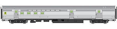 Walthers Mainline 30311 HO Scale 85' Budd Baggage-Railway Post Office Southern