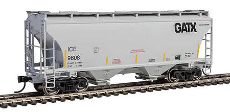 Walthers Mainline 7557 HO Scale 39' Trinity 3281 2-Bay Covered Hopper - Ready to Run -- Iowa, Chicago & Eastern #9808 (GATX Logo)