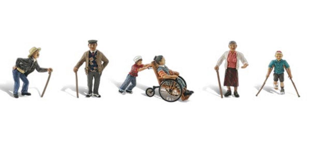 Woodland Scenics A1946 HO Scale Physically Challenged People
