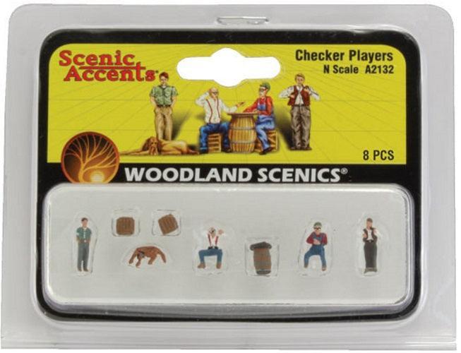 Woodland Scenics A2132 N Scale Checker Players