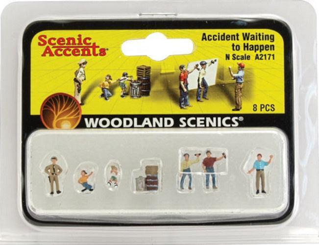 Woodland Scenics A2171 N Scale Accident Waiting to Happen