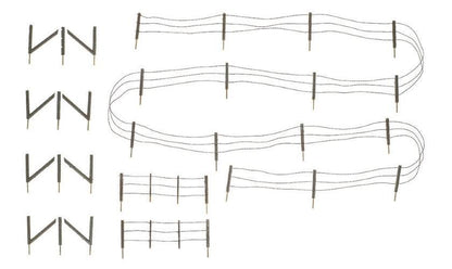 Woodland Scenics A2980 HO Scale Barbed Wire Fence