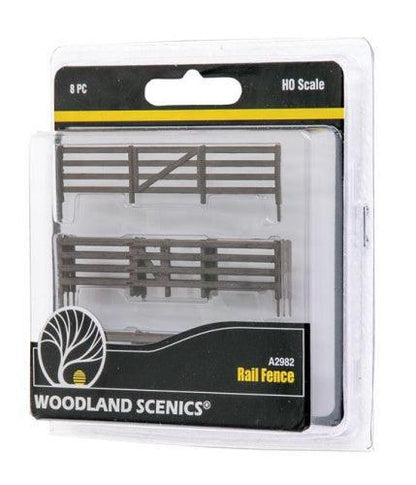 Woodland Scenics A2982 HO Scale Rail Fence
