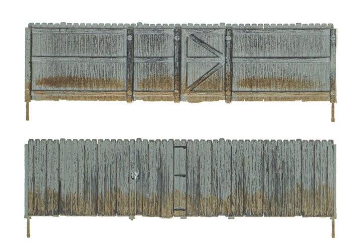 Woodland Scenics A2985 HO Scale Privacy Fence