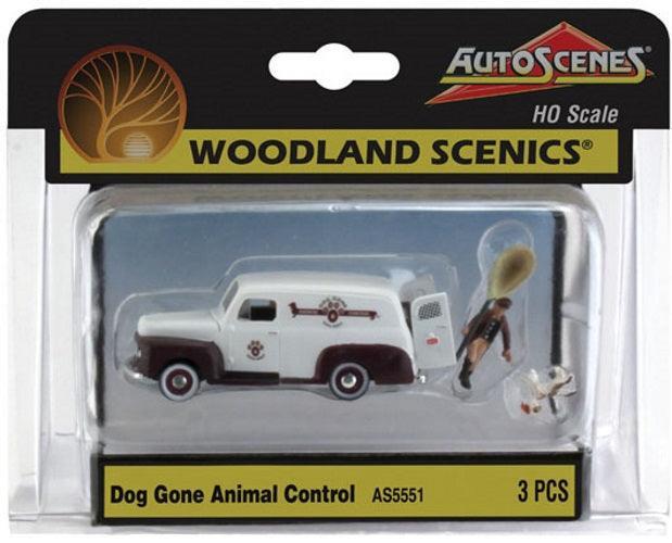 Woodland Scenics AS5551 HO Scale Dog Gone Animal Control