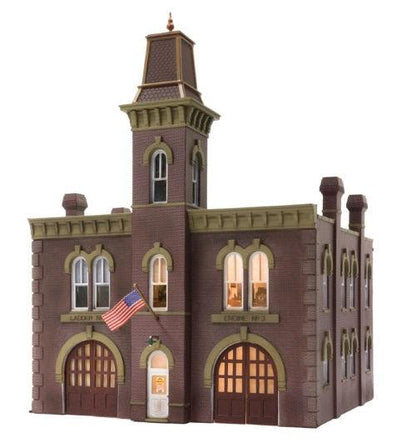 Woodland Scenics BR5034 HO Scale Firehouse Train Structure