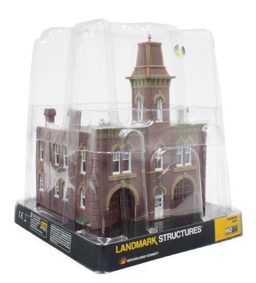 Woodland Scenics BR5034 HO Scale Firehouse Train Structure