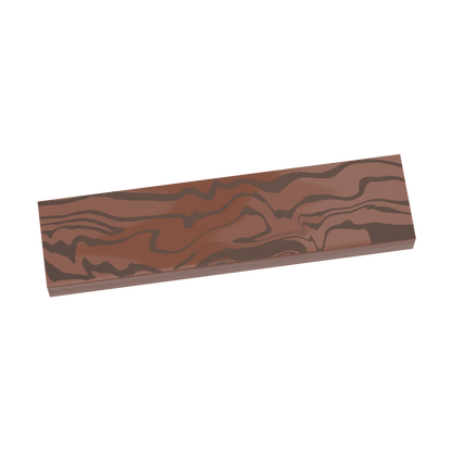 Wood Plank Tile- Custom Printed - Made with LEGO® Parts
