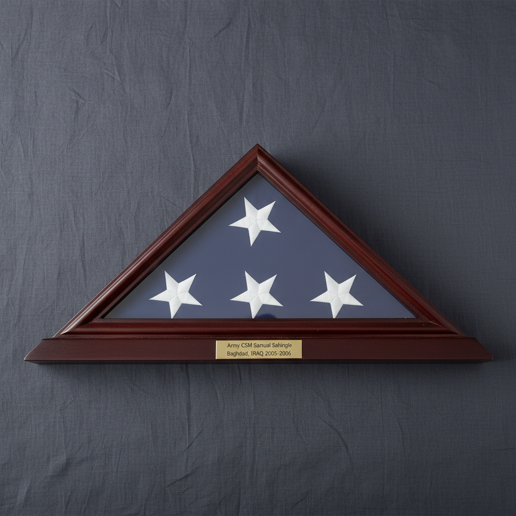 3'x5' Flag Display Case, Shadow Box (Not for Burial Funeral Flag)