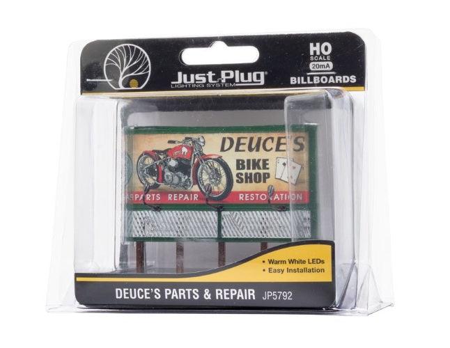 Woodland JP5792 HO Deuce's Parts & Repair Billboards