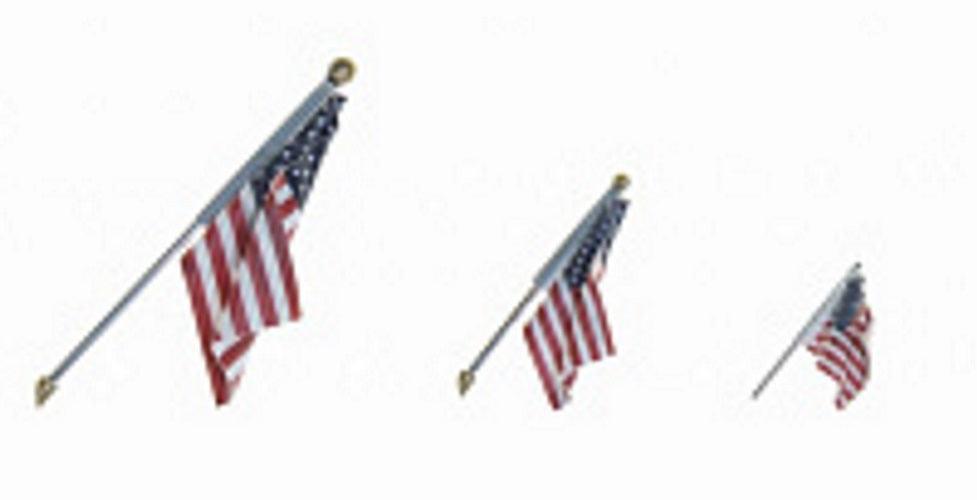 Woodland Scenics JP5955 O Scale Large US Flag Wall Mount