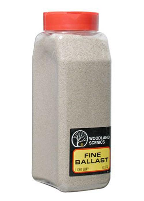 Woodland Scenics B1374  Ballast Fine Light Gray 32oz
