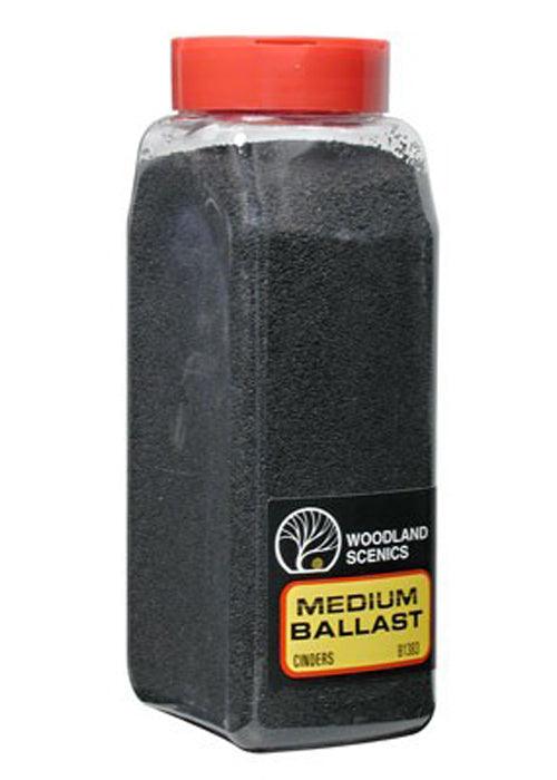Woodland Scenics B1390 Ballast Coarse Cinder 32oz