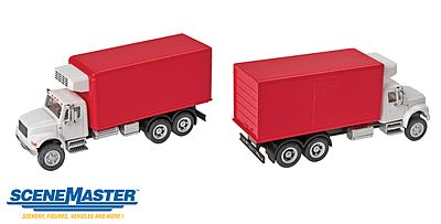 Walthers SceneMaster 11391 HO Int'l 4900 Reefer Van White/Red