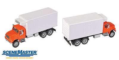 Walthers SceneMaster 11393 HO Int'l 4900 Reefer Van Orange/White