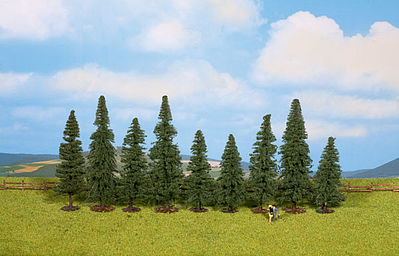Walthers SceneMaster 1160 HO Fir Trees pkg(9)
