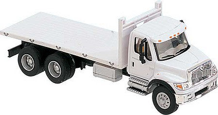 Walthers SceneMaster 11650 HO Int'l 7600 Flatbed Truck White MOW