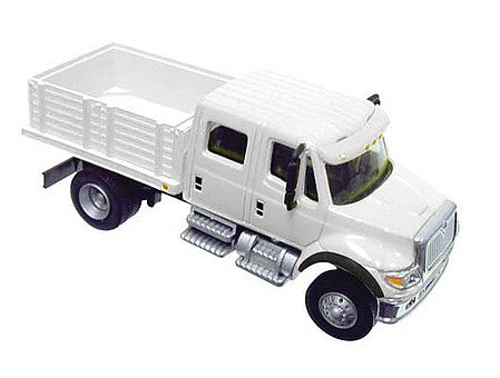Walthers SceneMaster 11880 HO Int'l 7600 Crew Stake Bed White MOW