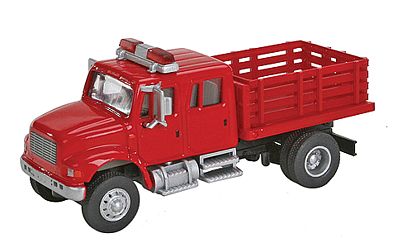 Walthers SceneMaster 11892 HO Int'l 4900 Utility Truck Red