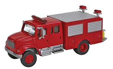 Walthers SceneMaster 11893 HO Int'l 4900 Fire Truck Red