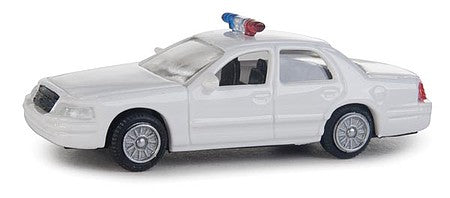 Walthers SceneMaster 12024 HO Ford Crown Vic Police White