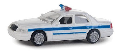 Walthers SceneMaster 12025 HO Ford Crown Vic Police White